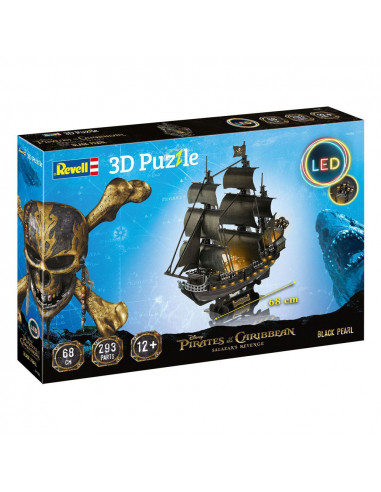 Pirates of the Caribbean: Dead Men Tell No Tales 3D Puzzle Black Pearl LED Edition