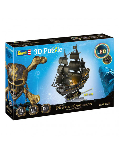 Pirates of the Caribbean: Dead Men Tell No Tales 3D Puzzle Black Pearl LED Edition