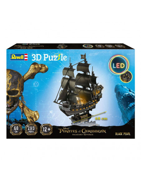 Pirates of the Caribbean: Dead Men Tell No Tales 3D Puzzle Black Pearl LED Edition