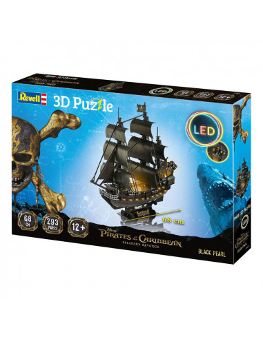 Pirates of the Caribbean: Dead Men Tell No Tales 3D Puzzle Black Pearl LED Edition