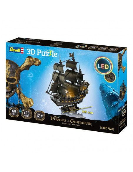Pirates of the Caribbean: Dead Men Tell No Tales 3D Puzzle Black Pearl LED Edition
