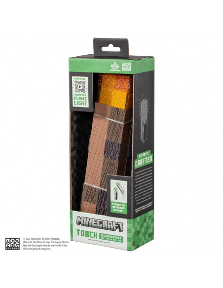 Minecraft Replica Illuminating Torch 25 cm
