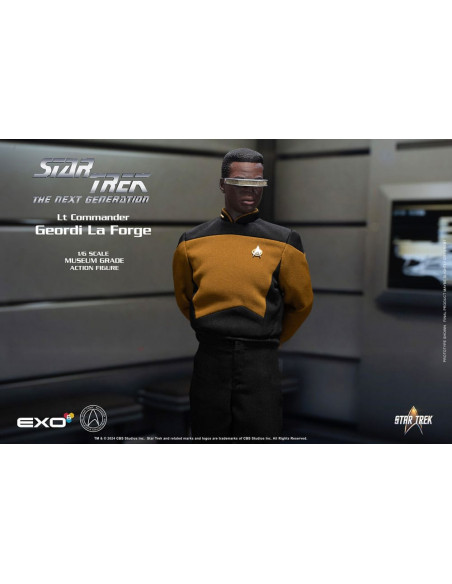 Star Trek: The Next Generation Action Figure 1/6 Lt. Commander Geordi La Forge (Essentials Version) 28 cm