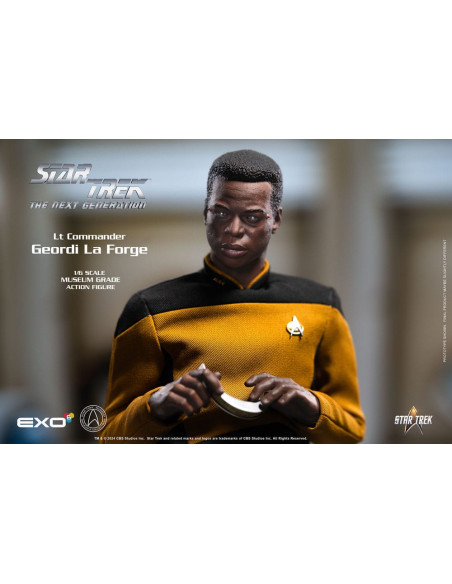 Star Trek: The Next Generation Action Figure 1/6 Lt. Commander Geordi La Forge (Essentials Version) 28 cm