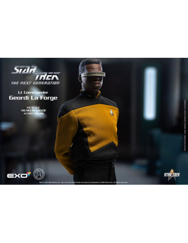 Star Trek: The Next Generation Action Figure 1/6 Lt. Commander Geordi La Forge (Essentials Version) 28 cm