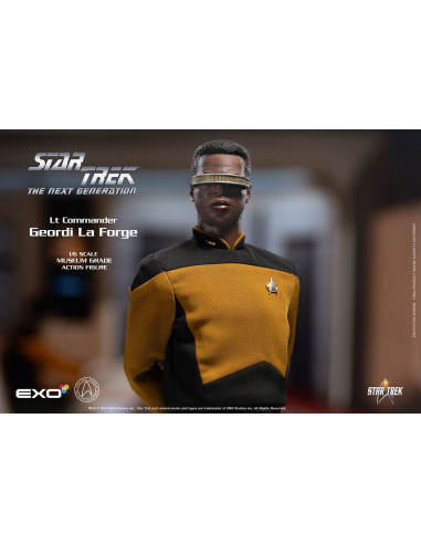 Star Trek: The Next Generation Action Figure 1/6 Lt. Commander Geordi La Forge (Essentials Version) 28 cm