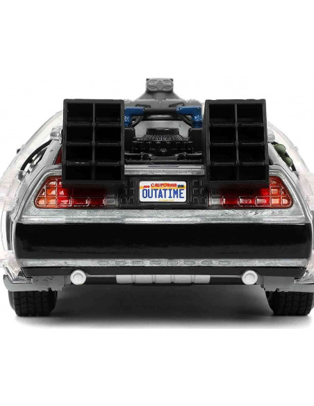 BTTF I DELOREAN DIE CAST 1:24 W LIGHTS