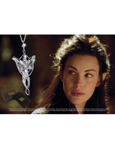 Lord of the Rings Pendant Arwen´s Evenstar (silver plated)