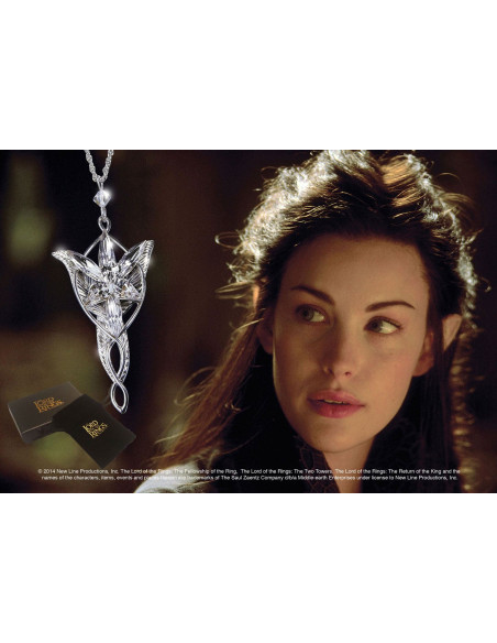 Lord of the Rings Pendant Arwen´s Evenstar (silver plated)
