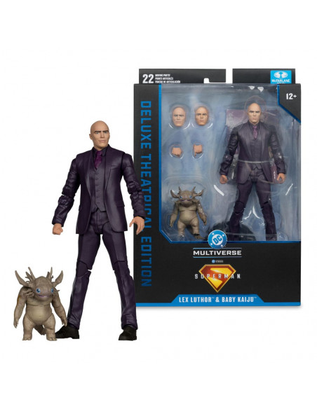 Superman (2025) DC Multiverse Deluxe Action Figure Lex Luthor with Baby Kaiju (Deluxe Theatrical Edition) 18 cm