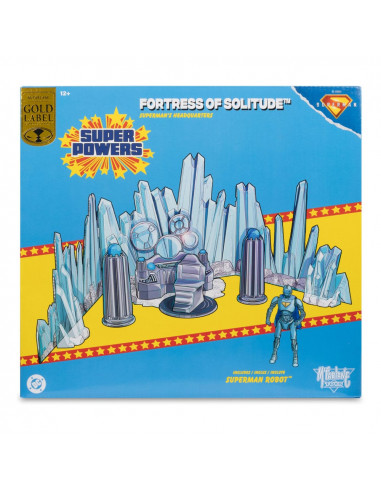 Superman (2025) DC Direct Playset Fortress of Solitude with Superman Robot