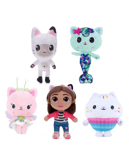 Gabby's Dollhouse Plush Figures Assortment Characters 18 cm (24)