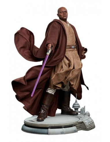 STAR WARS EP. III Samuel L. Jackson as MACE WINDU Premium Format Statue Sideshow