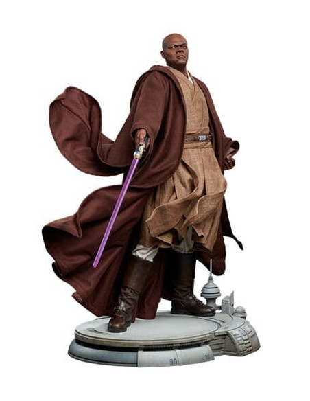 STAR WARS EP. III Samuel L. Jackson as MACE WINDU Premium Format Statue Sideshow