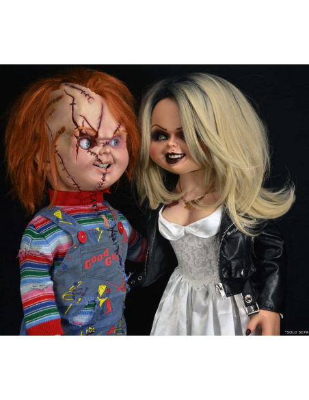 La Bambola Assassina Bride of Chucky & Tiffany Doll 1/1 LIFE SIZE Brown Box NECA