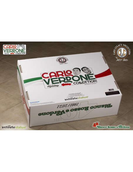 BIANCO ROSSO E VERDONE 40° ANNIVERSARIO Amitrano Furio Mimmo 1:18 Infinitestatue