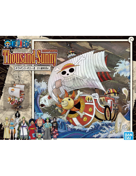 One Piece THOUSAND SUNNY Model Kit Land of Wano Ver. Bandai Made in Japan