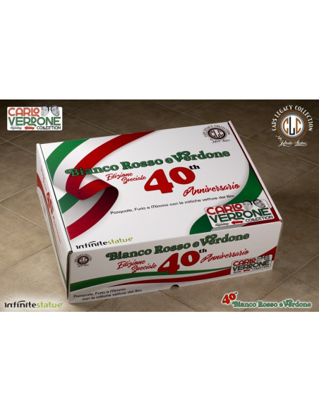 BIANCO ROSSO E VERDONE 40° ANNIVERSARIO Amitrano Furio Mimmo 1:18 Infinitestatue