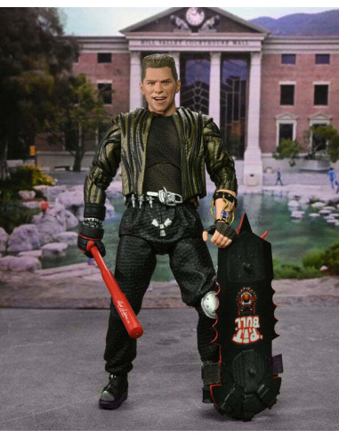 BTTF Ritorno al Futuro Thomas F. Wilson as GRIFF Tannen Action Figure box NECA