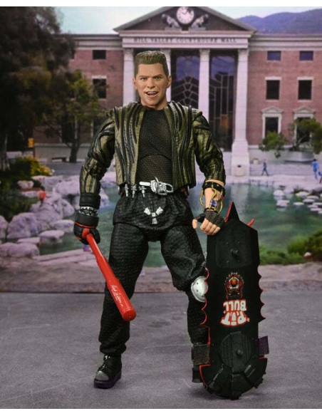 BTTF Ritorno al Futuro Thomas F. Wilson as GRIFF Tannen Action Figure box NECA