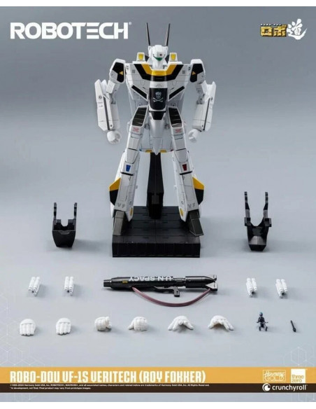 MACROSS ROBOTECH VF-1S Veritech Roy Fokker RoboDou Action Figure Robot ThreeZero