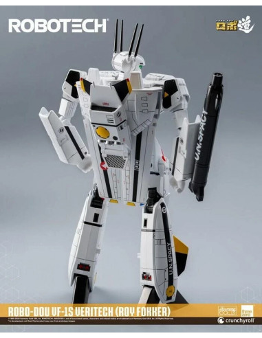 MACROSS ROBOTECH VF-1S Veritech Roy Fokker RoboDou Action Figure Robot ThreeZero