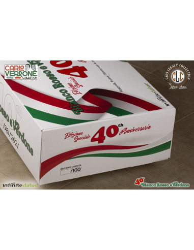 BIANCO ROSSO E VERDONE 40° ANNIVERSARIO Amitrano Furio Mimmo 1:18 Infinitestatue