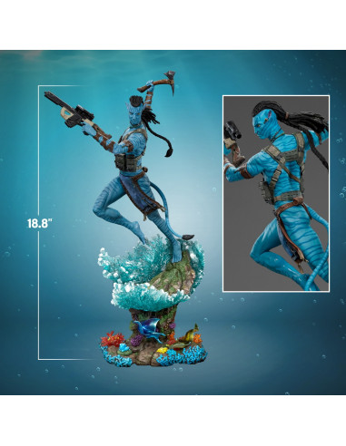 AVATAR Sam Worthington as Jake Sully BDS Statue 1/10 Iron Studios Sideshow