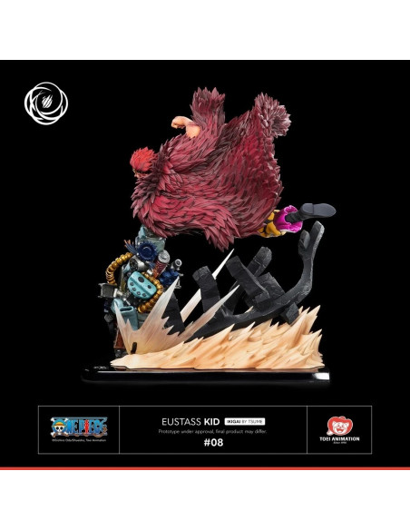 Eiichiro Oda One Piece EUSTASS KID 1/6 Tsume Ikigai Resin Statue in Brown Box