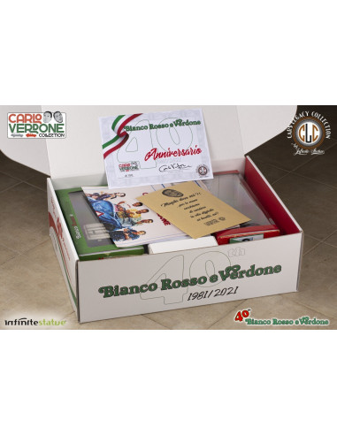 BIANCO ROSSO E VERDONE 40° ANNIVERSARIO Amitrano Furio Mimmo 1:18 Infinitestatue