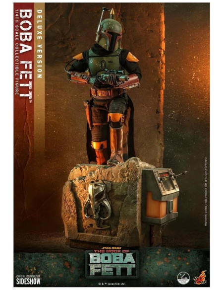 STAR WARS The Mandalorian Boba Fett Deluxe 1/4 Figure Hot Toys Sideshow QS023