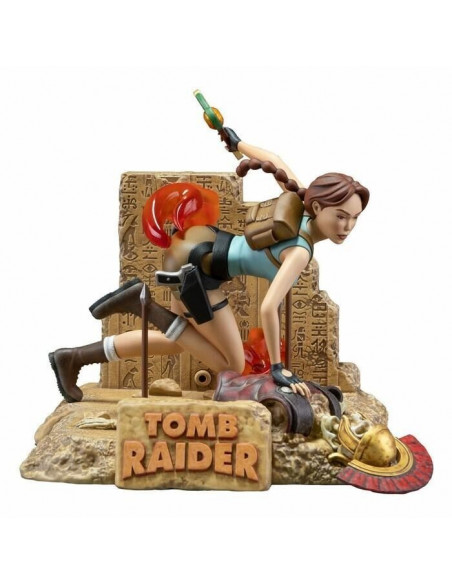 TOMB RAIDER Lara Croft Classic Era Statue Figure Dark Horse Deluxe in Brown Box