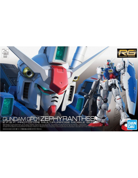 RG 12 GUNDAM Rx-78 Gp01 Zephyranthes 1/144 Model Kit di Montaggio Bandai