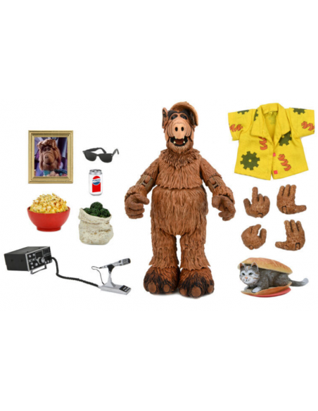 ALF from Cult TV Series 1990 Action Figure Ultimate Alien Life Form Neca in Box