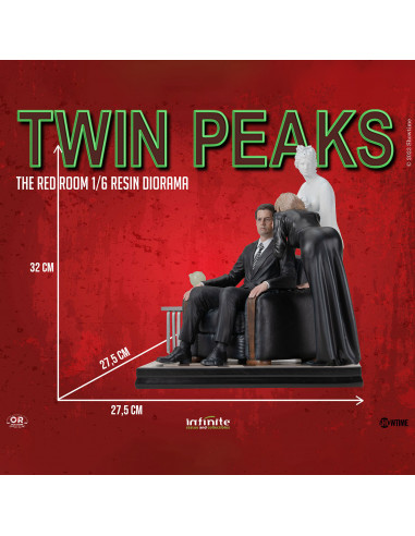 TWIN PEAKS Agent Cooper Laura Palmer The Red Room 1/6 Infinite Statue Sideshow