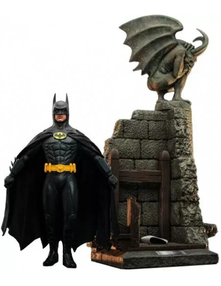 BATMAN 1989 DELUXE VER Michael Keaton 1/6 Action Figure Hot Toys Sideshow MMS693