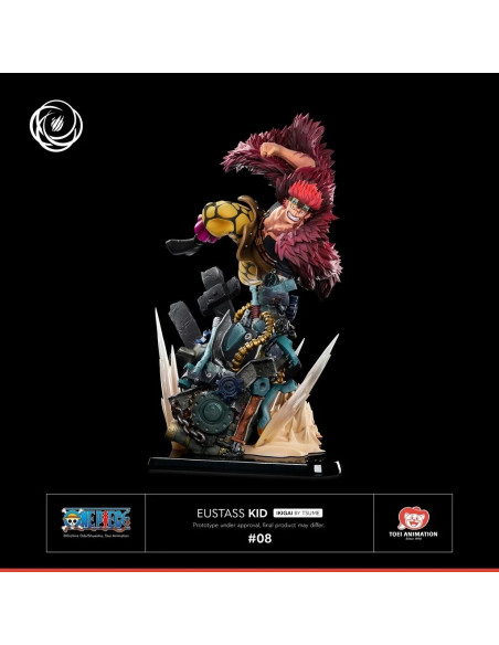 Eiichiro Oda One Piece EUSTASS KID 1/6 Tsume Ikigai Resin Statue in Brown Box
