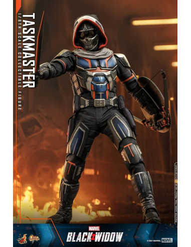 Black Widow Movie Taskmaster 1/6 Action Figure 30 cm Hot Toys sideshow MMS602