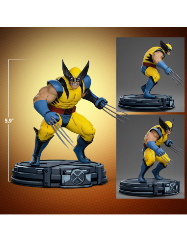 MARVEL X-MEN 1997 Ver. WOLVERINE DELUXE 1:10 Statue Iron Studios Sideshow