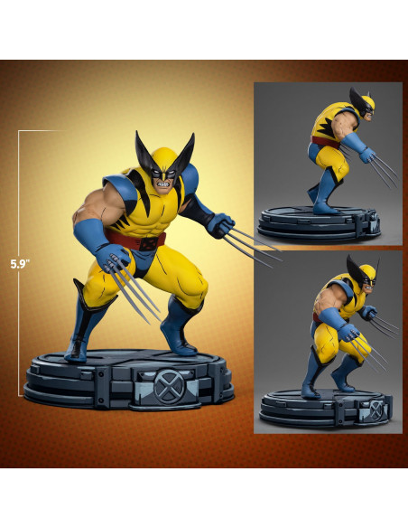 MARVEL X-MEN 1997 Ver. WOLVERINE DELUXE 1:10 Statue Iron Studios Sideshow