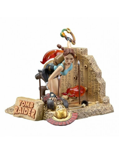 TOMB RAIDER Lara Croft Classic Era Statue Figure Dark Horse Deluxe in Brown Box
