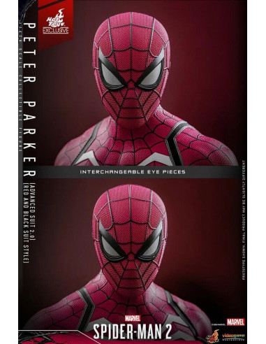 Spider-Man Peter Parker Advanced Suit 2.0 Action Figure Hot Toys Sideshow VGM66