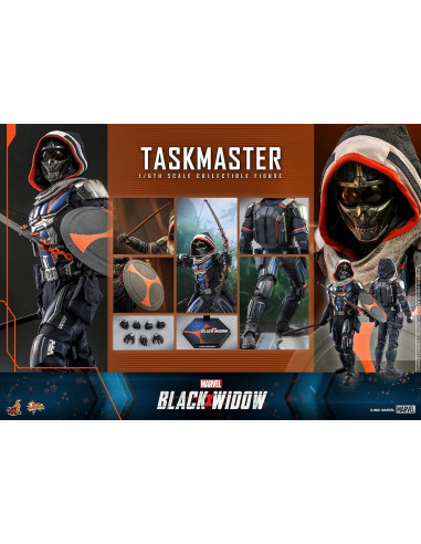 Black Widow Movie Taskmaster 1/6 Action Figure 30 cm Hot Toys sideshow MMS602