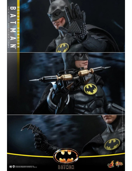 BATMAN 1989 DELUXE VER Michael Keaton 1/6 Action Figure Hot Toys Sideshow MMS693