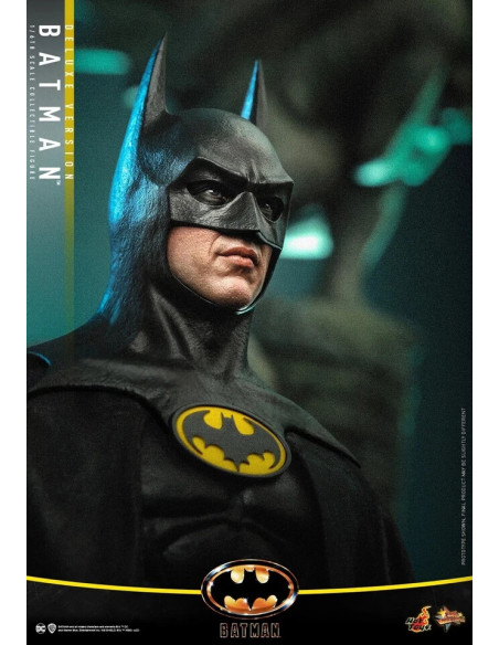 BATMAN 1989 DELUXE VER Michael Keaton 1/6 Action Figure Hot Toys Sideshow MMS693