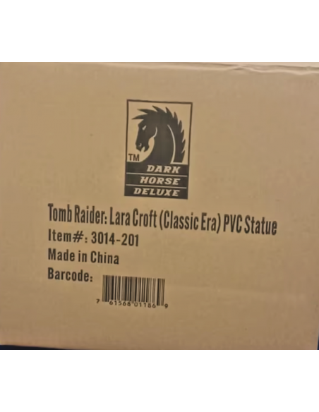 TOMB RAIDER Lara Croft Classic Era Statue Figure Dark Horse Deluxe in Brown Box