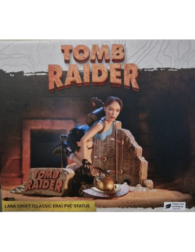 TOMB RAIDER Lara Croft Classic Era Statue Figure Dark Horse Deluxe in Brown Box