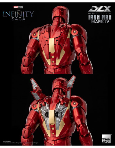 MARVEL Infinity Saga Iron Man Mark IV DLX 1/12 Action Figure ThreeZero Sideshow
