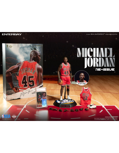 NBA Collection Real Masterpiece Actionfigur 1/6 Michael Jordan I'm Back Edition Limited 30 cm