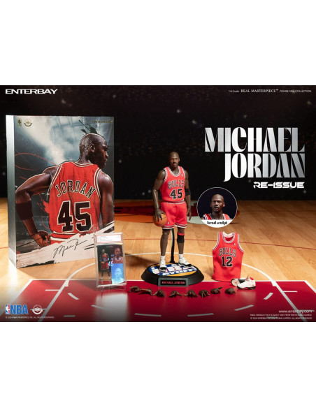 NBA Collection Real Masterpiece Actionfigur 1/6 Michael Jordan I'm Back Edition Limited 30 cm